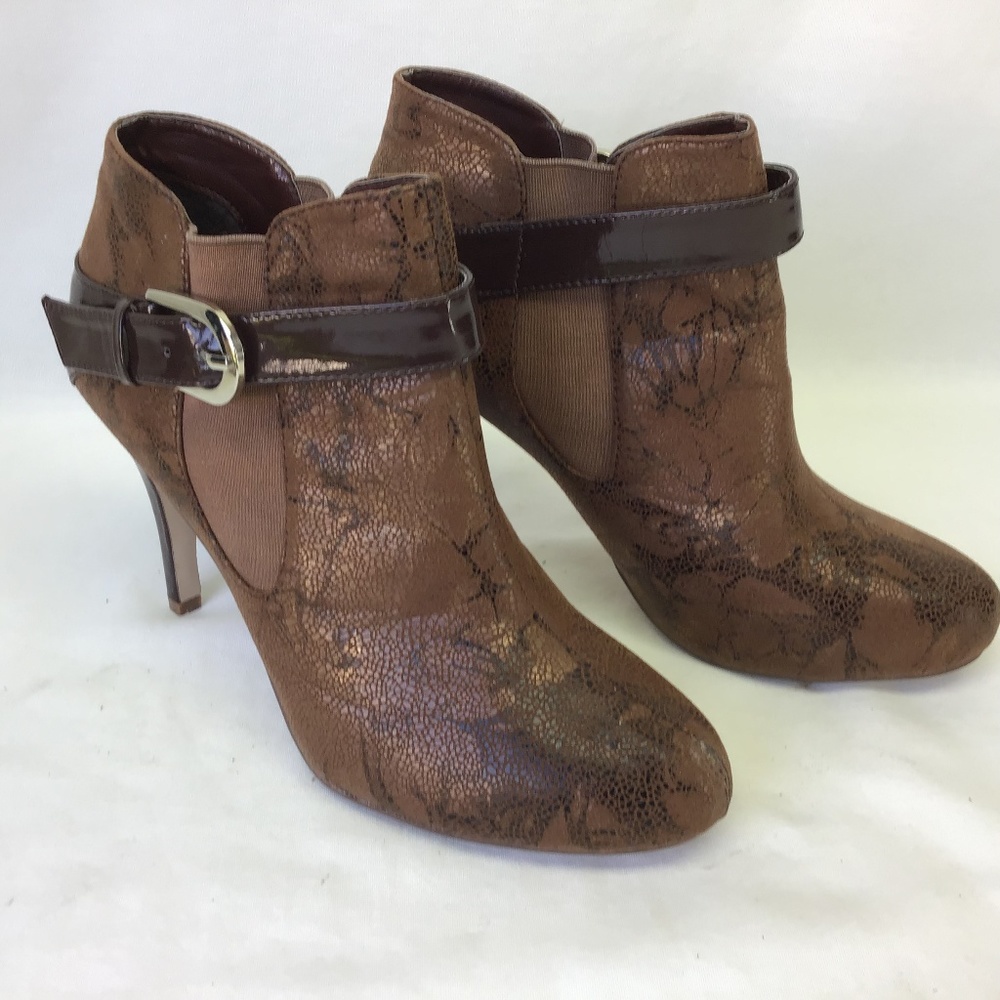 DbDk Fashion Boots Ankle Faux Leather Stiletto 8.5